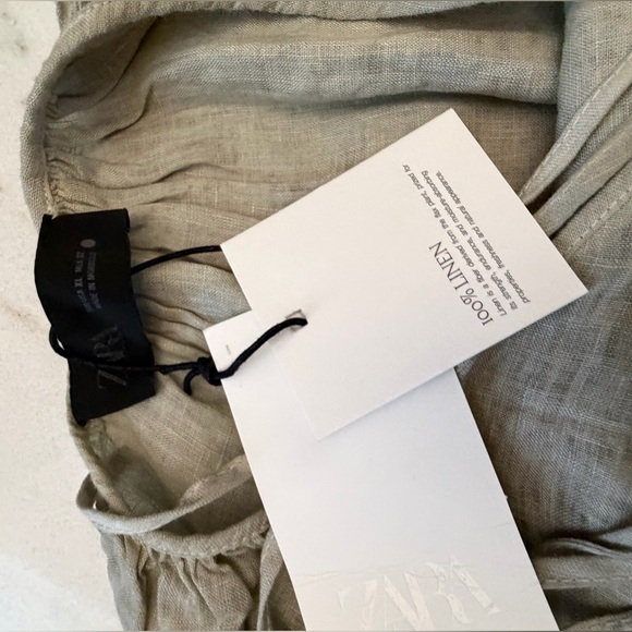 ZARA 100% LINEN STRAPPY
DRESS ZW COLLECTION - Picture 9 of 10